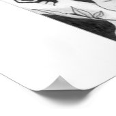 Koi-Fischprint Poster (Ecke)