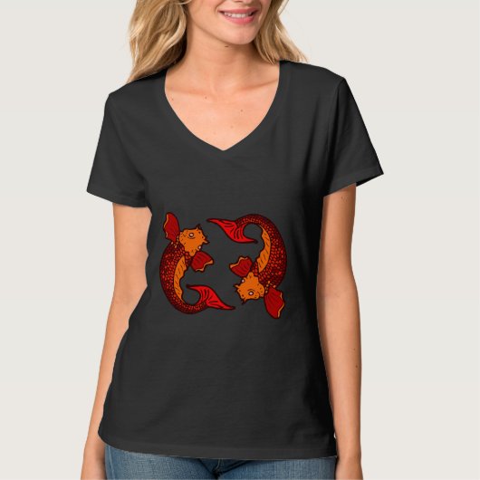 Koi-Fischteich 820 T-Shirt (Vorderseite)