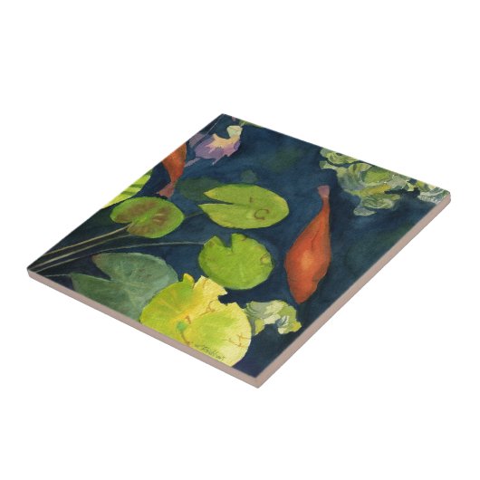 Koi Fischteich Fliese (Seite)