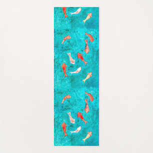 Koi Fischteich Yogamatte