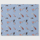 Koi-Fischverpackungspapier Geschenkpapier (Flach)