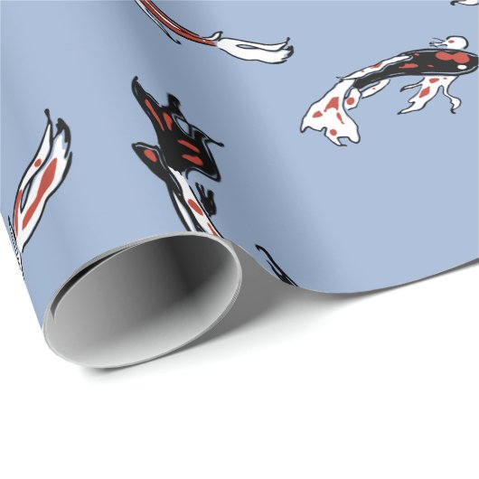 Koi-Fischverpackungspapier Geschenkpapier (Rolleneckpunkt)