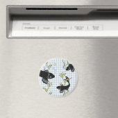 Koi Fish 2,25" Magnet (In Situ (Geschirrspüler))