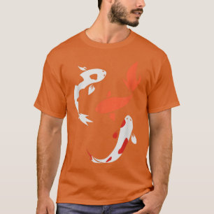Koi Fish Angler Fischen Japan japanische Kunst T-Shirt