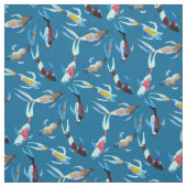 Koi Fish Aquarell Japanische Kunst Stoff (Muster)