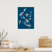 Koi Fish Aqucolor Poster (Küche)