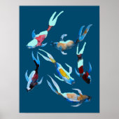 Koi Fish Aqucolor Poster (Vorne)