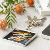Koi Fish Art Malerei Pendant Schlüsselanhänger (Seite)
