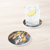 Koi Fish Art Pond Untersetzer (Seite)