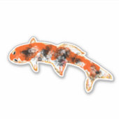 Koi Fish Aufkleber (Vorderseite)