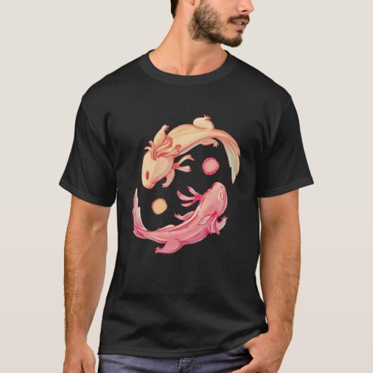 Koi Fish Axolotl Asian T-Shirt (Vorderseite)