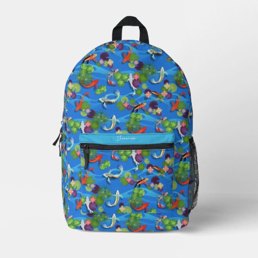 Koi Fish Bedruckter Rucksack (Vorderseite)