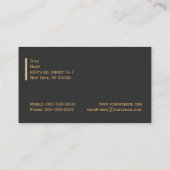 Koi Fish Business Card Visitenkarte (Rückseite)