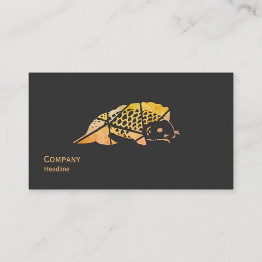 Koi Fish Business Card Visitenkarte (Vorderseite)