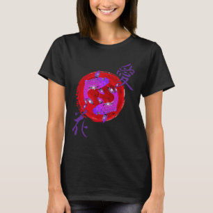 Koi Fish Butterfly Nishikigoi Japanisch Japan Lieb T-Shirt