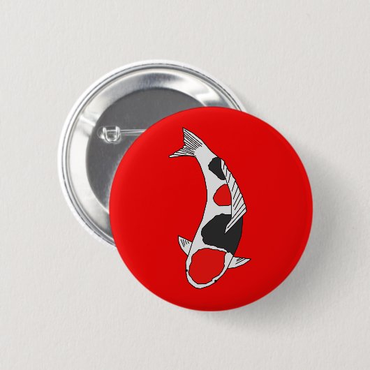 Koi Fish Button (Vorne & Hinten)
