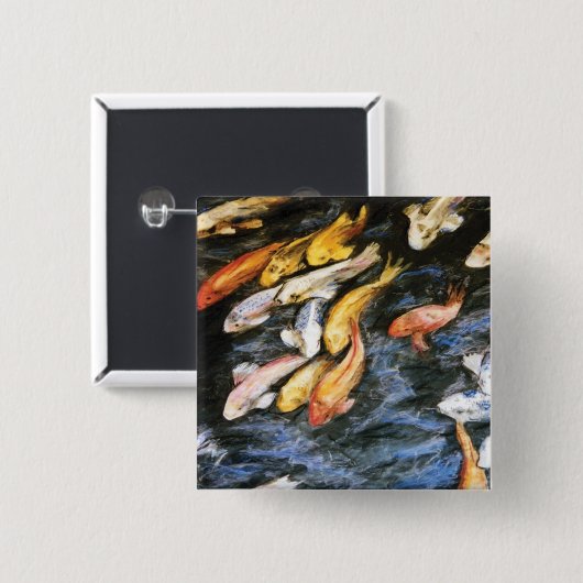 Koi Fish Button (Vorne & Hinten)