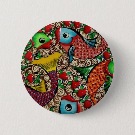 Koi Fish Button (Vorderseite)