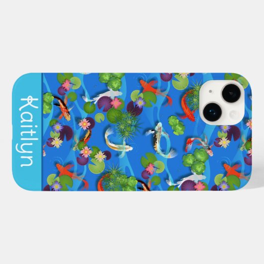 Koi Fish Case-Mate iPhone Hülle (Rückseite (Horizontal))