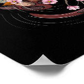 Koi Fish Cherry Blossom Poster (Ecke)