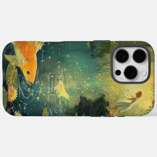 Koi Fish Design Case-Mate iPhone Hülle (Rückseite (Horizontal))