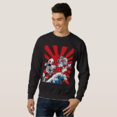 Koi Fish Design Sweatshirt (Vorne ganz)