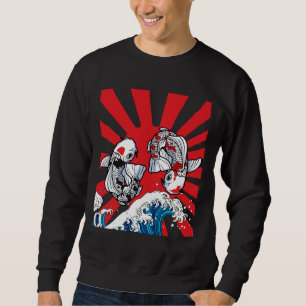 Koi Fish Design Sweatshirt