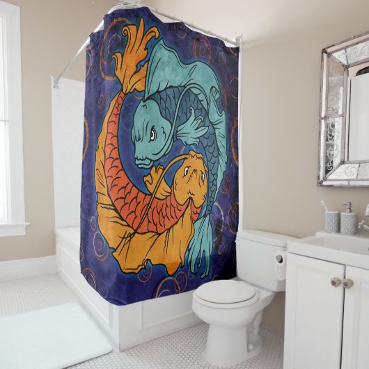 Koi Fish Duschvorhang (Beispiel)