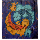 Koi Fish Duschvorhang (Vorderseite)