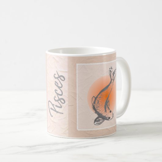 Koi Fish Fisces Tasse (VorderseiteRechts)