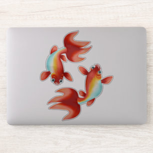 Koi Fish Fisces Zodiac Sign Aufkleber