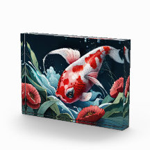 Koi Fish Fish weiblich Zeichnend japanische Art Ko