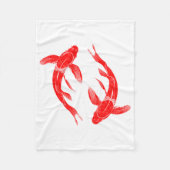 Koi Fish Fleecedecke (Vorderseite)