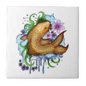 Koi Fish Fliese (Vorderseite)