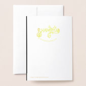 Koi Fish Folienkarte (Rückseite mit Umschlag)