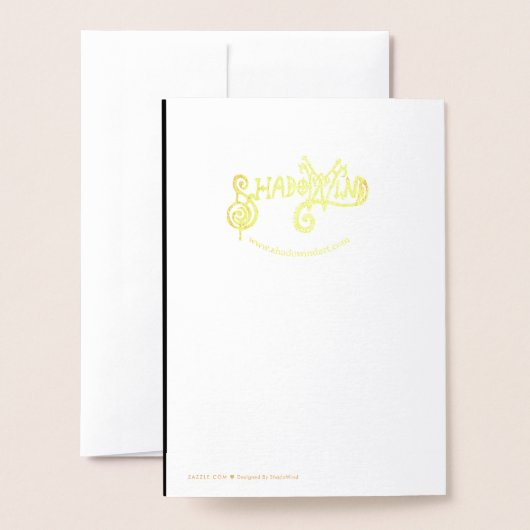 Koi Fish Folienkarte (Rückseite mit Umschlag)