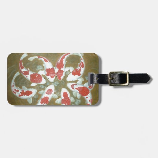 KOI FISH GEPÄCKANHÄNGER (Vorderseite horizontal)