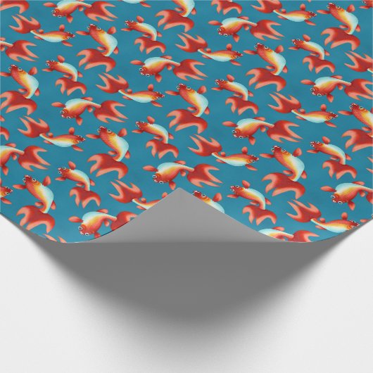 Koi Fish Geschenkpapier (Ecke)