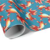 Koi Fish Geschenkpapier (Rolleneckpunkt)
