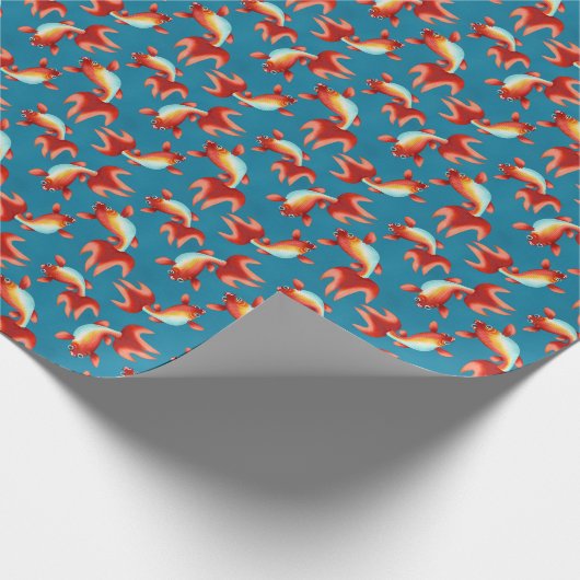Koi Fish Geschenkpapier (Ecke)