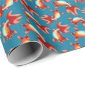Koi Fish Geschenkpapier (Rolleneckpunkt)