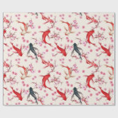 Koi Fish Geschenkpapier (Flach)