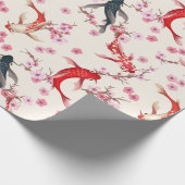 Koi Fish Geschenkpapier (Ecke)