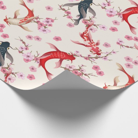 Koi Fish Geschenkpapier (Ecke)