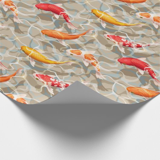 Koi Fish Geschenkpapier (Ecke)