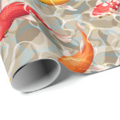 Koi Fish Geschenkpapier (Rolleneckpunkt)