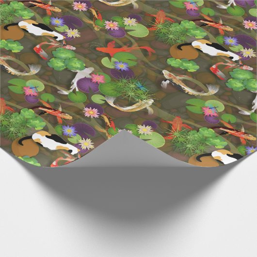 Koi Fish Geschenkpapier (Ecke)