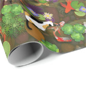 Koi Fish Geschenkpapier (Rolleneckpunkt)