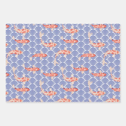 Koi Fish Geschenkpapier Set (Vorderseite 3)