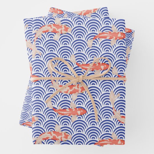 Koi Fish Geschenkpapier Set (Beispiel)